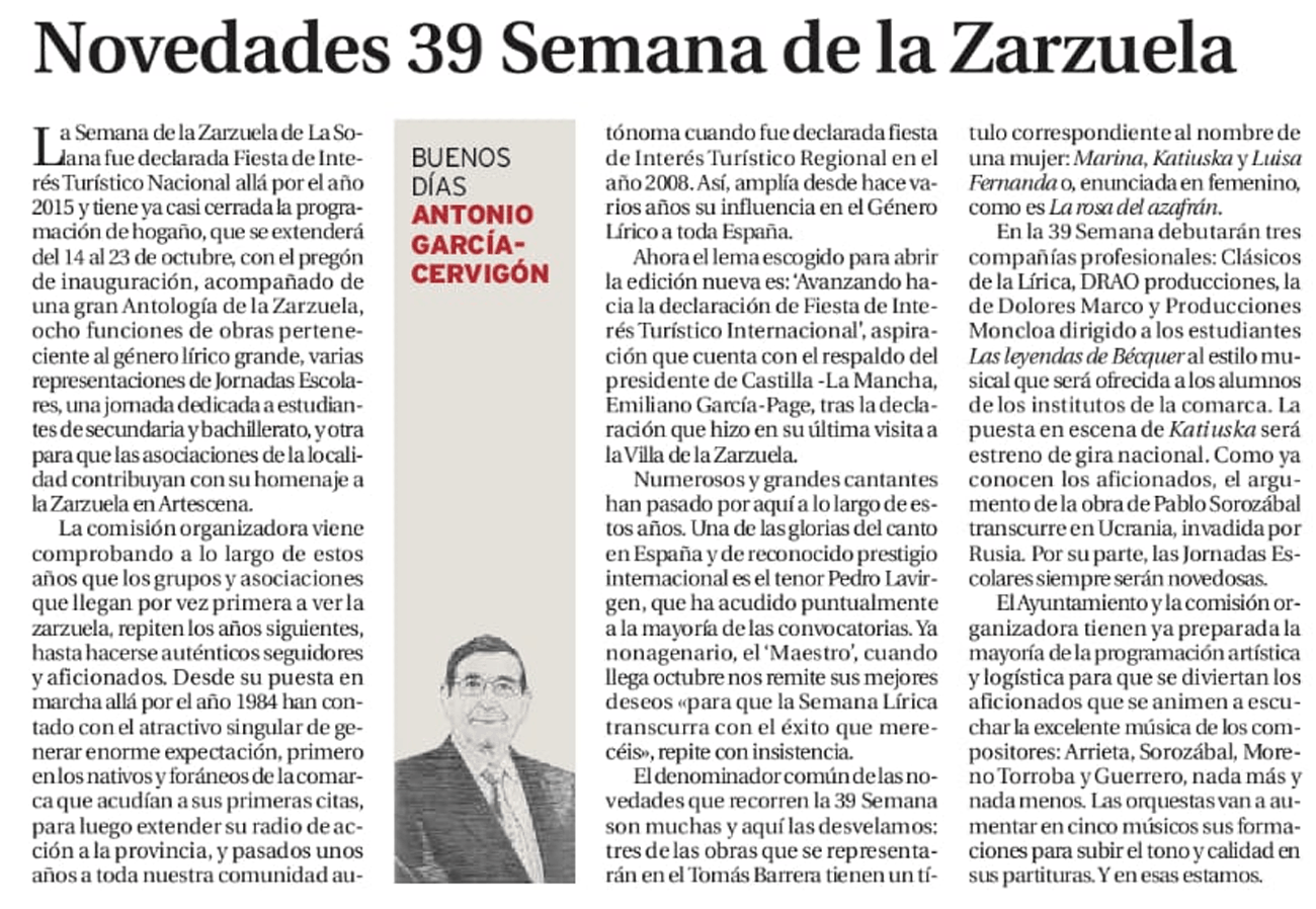 39 Zarzuela La Solana