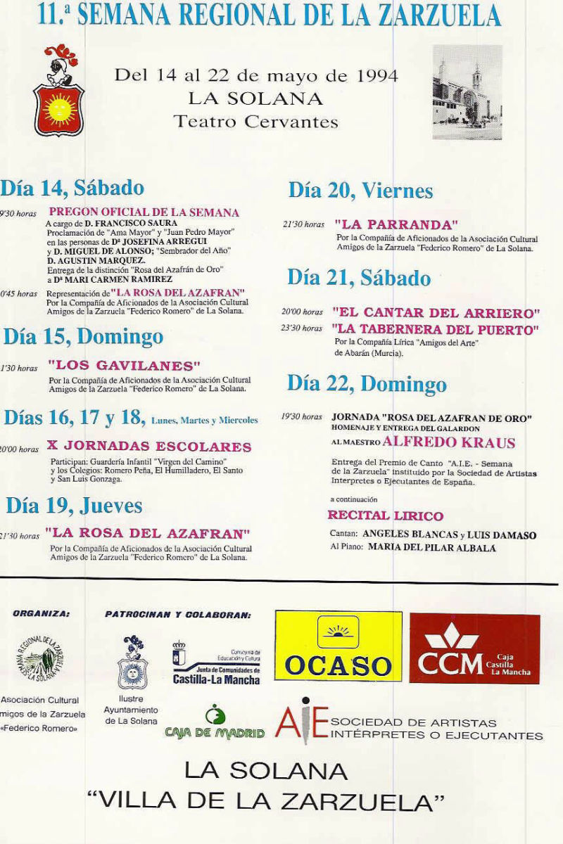 Semana de la Zarzuela de La Solana