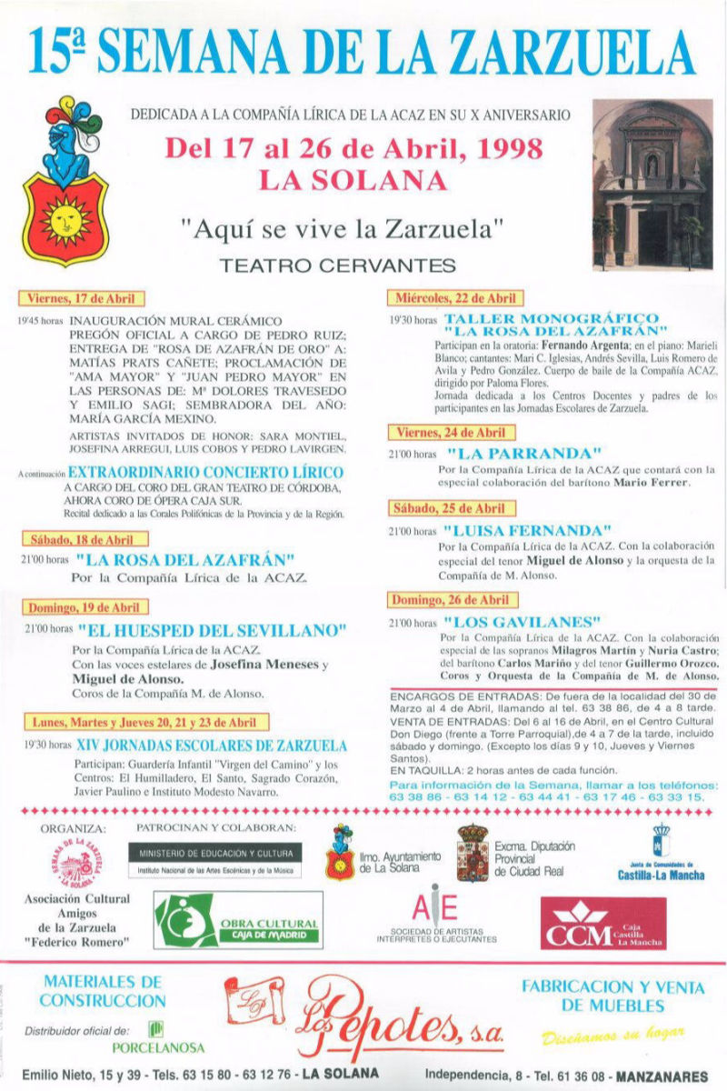 Semana de la Zarzuela de La Solana
