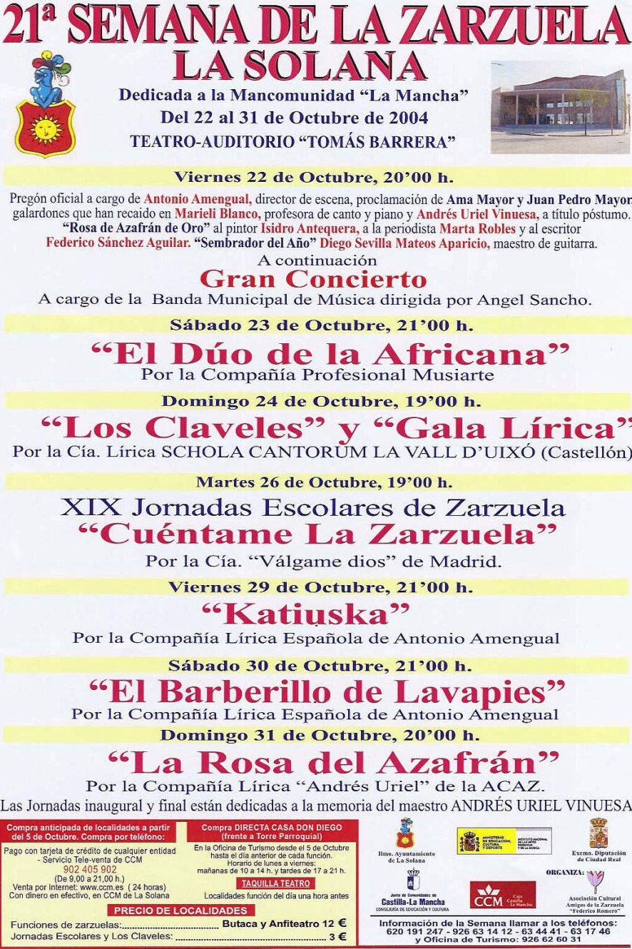 Semana de la Zarzuela de La Solana