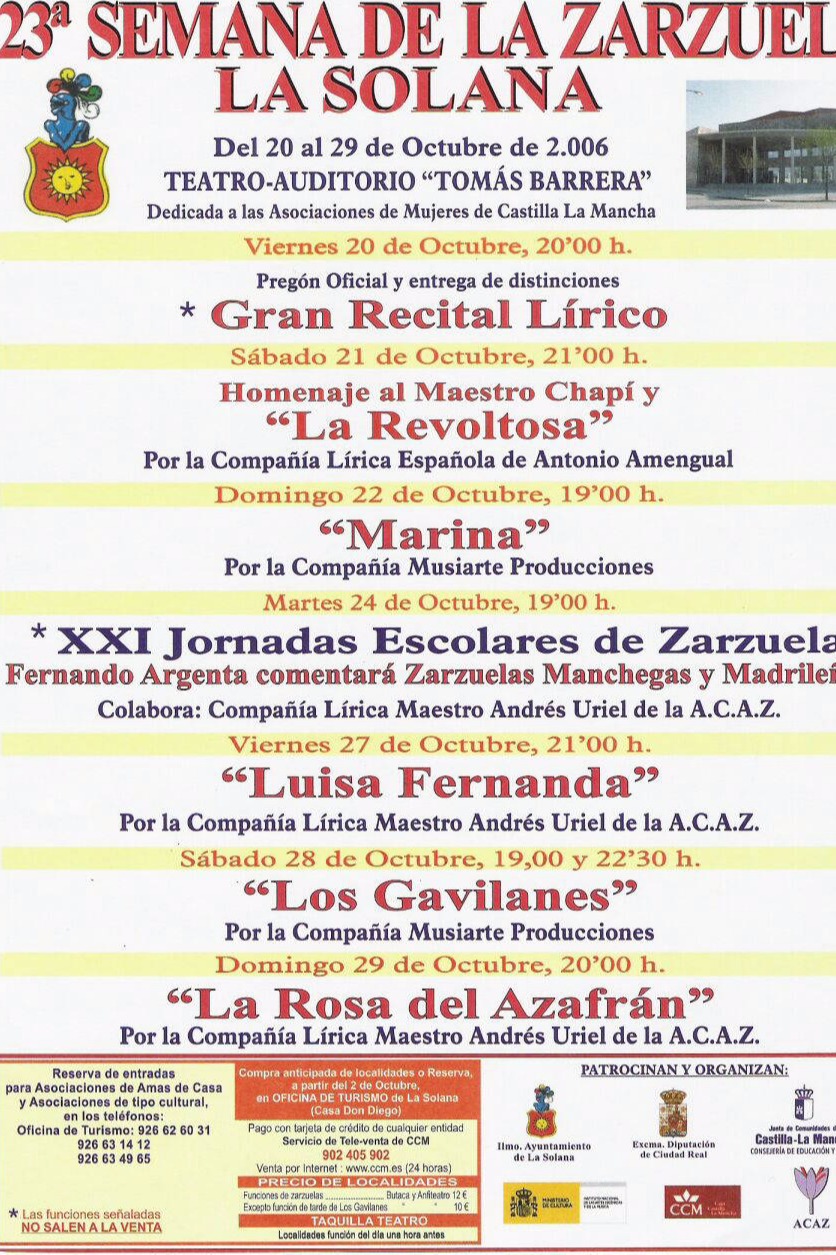 Semana de la Zarzuela de La Solana
