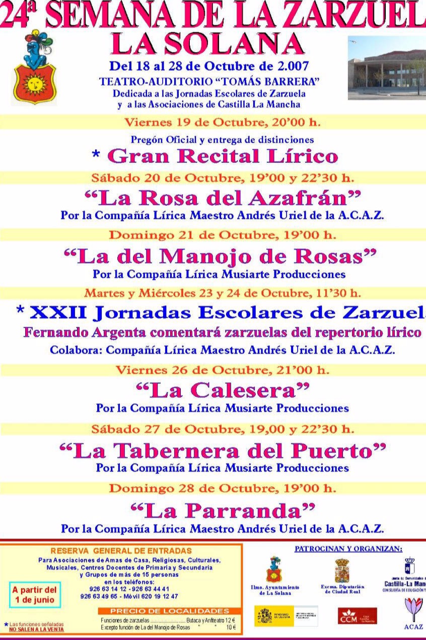 Semana de la Zarzuela de La Solana