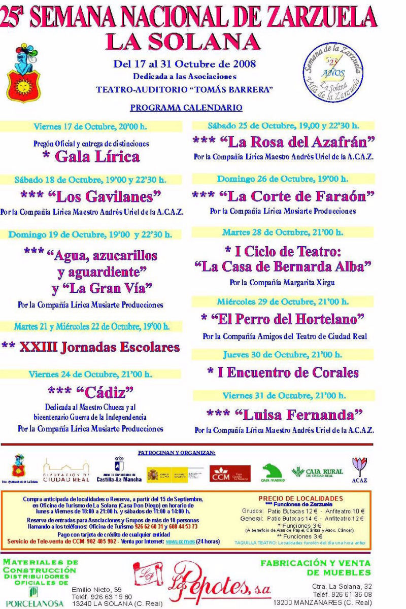 Semana de la Zarzuela de La Solana
