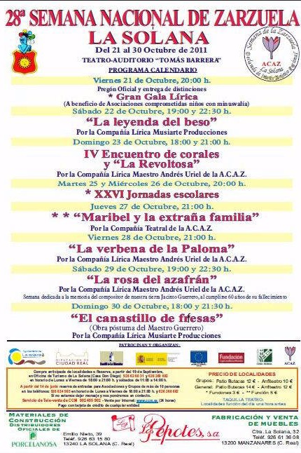 Semana de la Zarzuela de La Solana