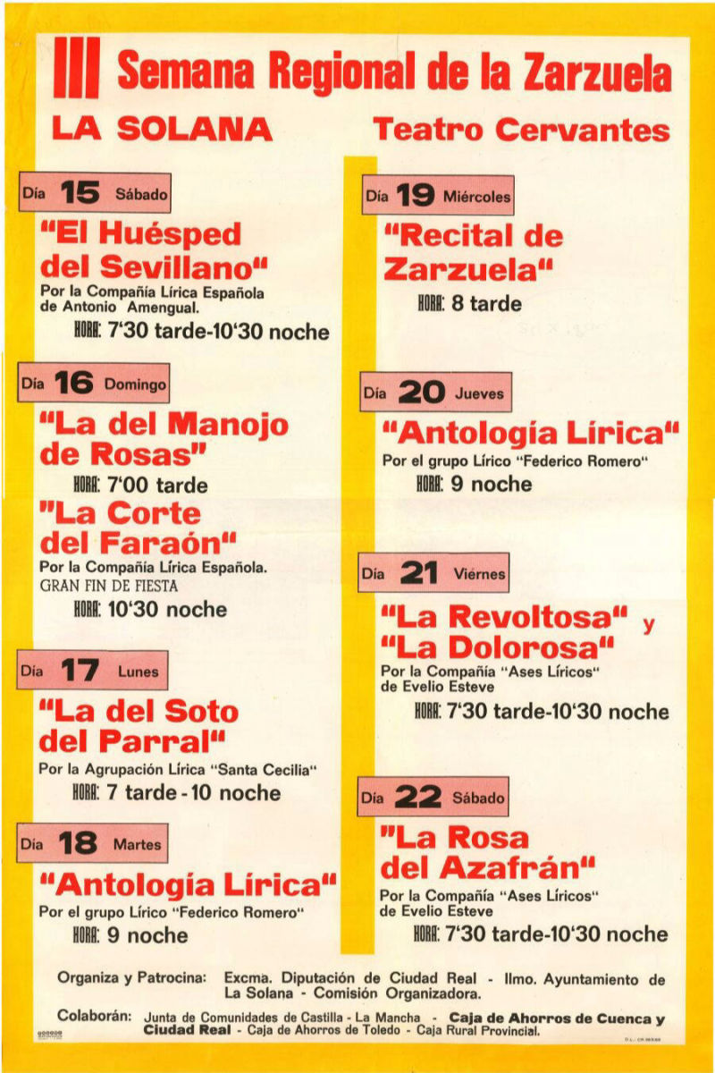 Semana de la Zarzuela de La Solana
